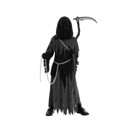 Fatos de Halloween Conjunto de Túnica com Capuz do Ceifador