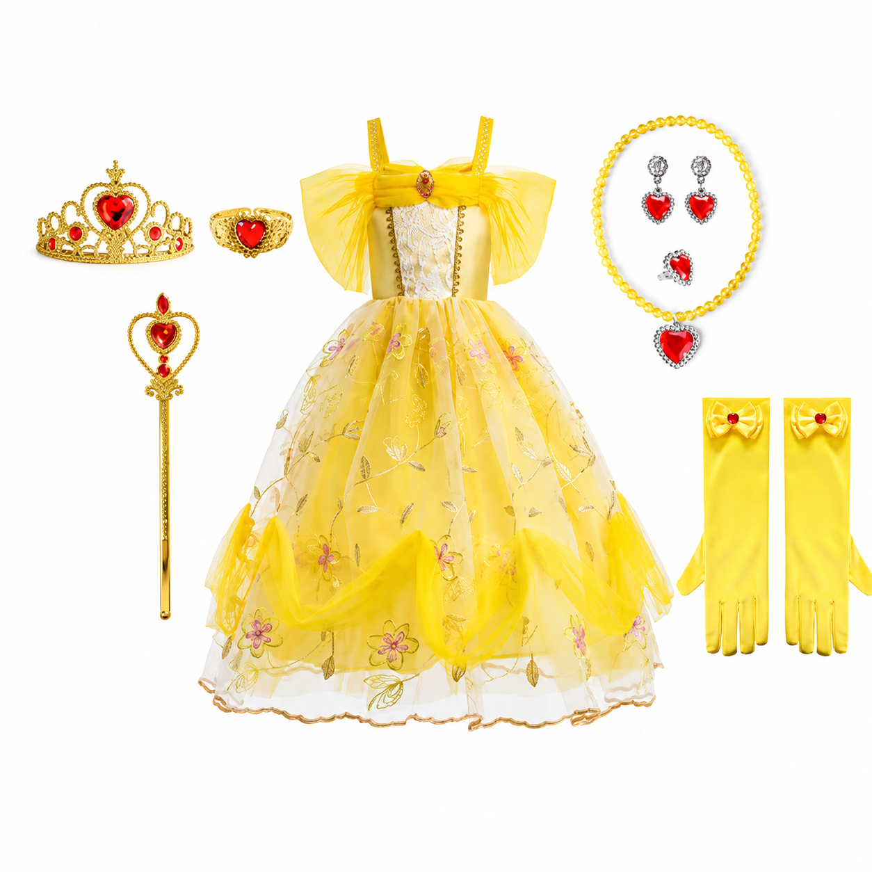 Halloween Costumes Girls Princess Party Dress Costume Set