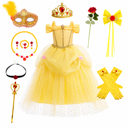Halloween Costumes Girls Princess Party Dress Costume Set