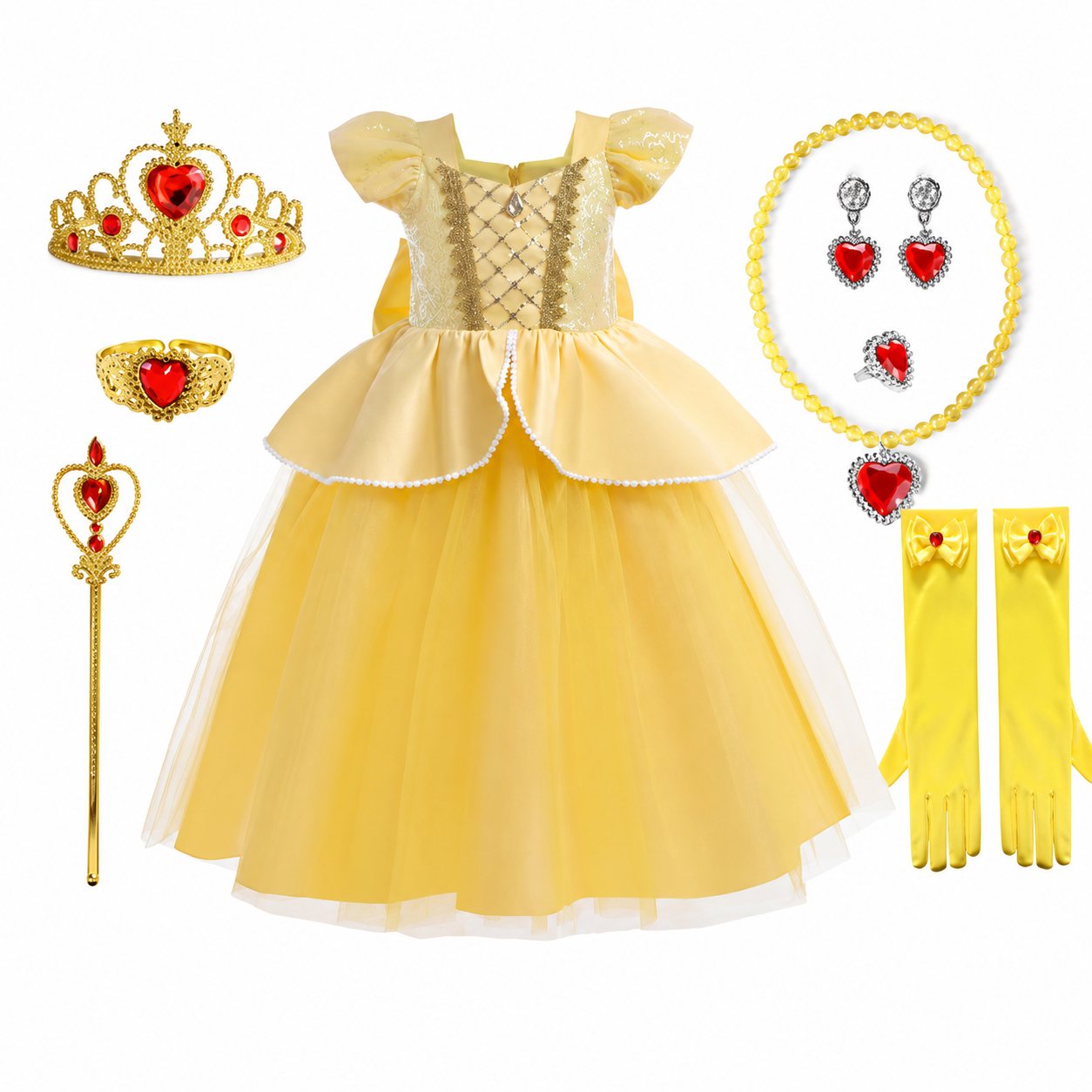 Halloween Costumes Girls Princess Party Dress Costume Set