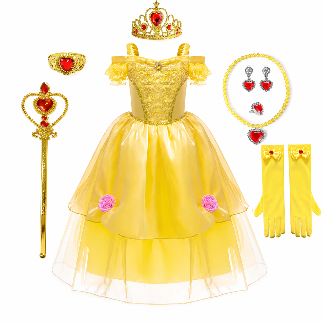 Halloween Costumes Girls Princess Party Dress Costume Set