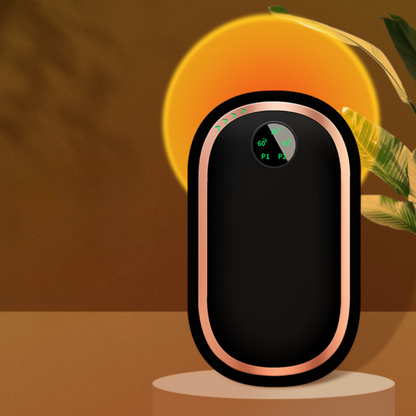 Aquecedor de Mãos Elétrico Recarrregável Conjunto de Aquecedor de Bolso