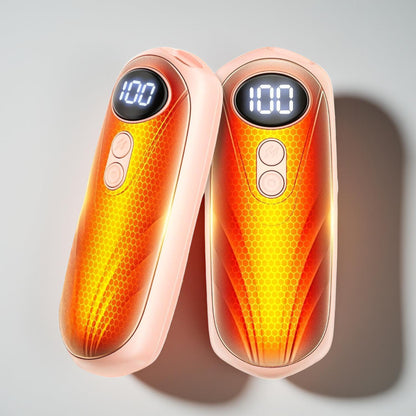 Wiederaufladbares Taschenwärmer-Set mit LED-Handwärmern