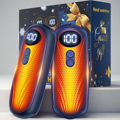 Wiederaufladbares Taschenwärmer-Set mit LED-Handwärmern