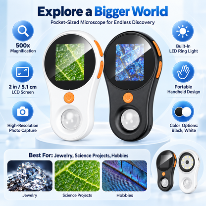 Handheld Digital Microscope Digital Magnifying Glass Portable