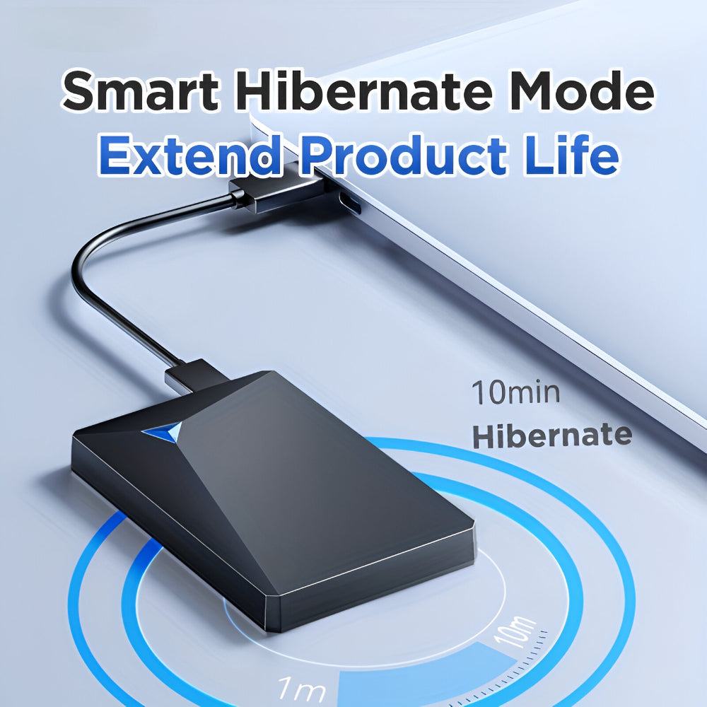 Externe tragbare USB-Festplatte mit schlankem Design