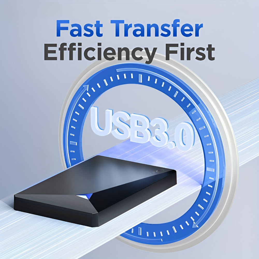 Externe tragbare USB-Festplatte mit schlankem Design