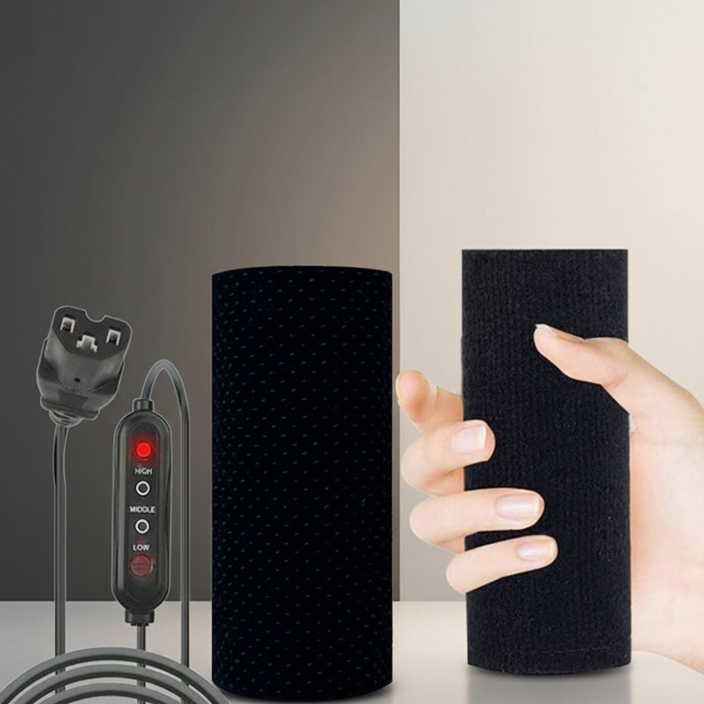 Impugnature Riscaldate per Manubrio Moto Controllo della Temperatura Alimentate via USB
