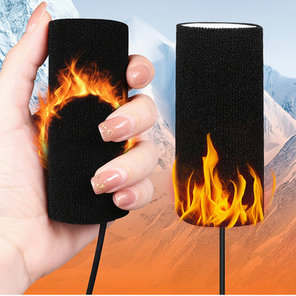 Impugnature Riscaldate per Manubrio Moto Controllo della Temperatura Alimentate via USB