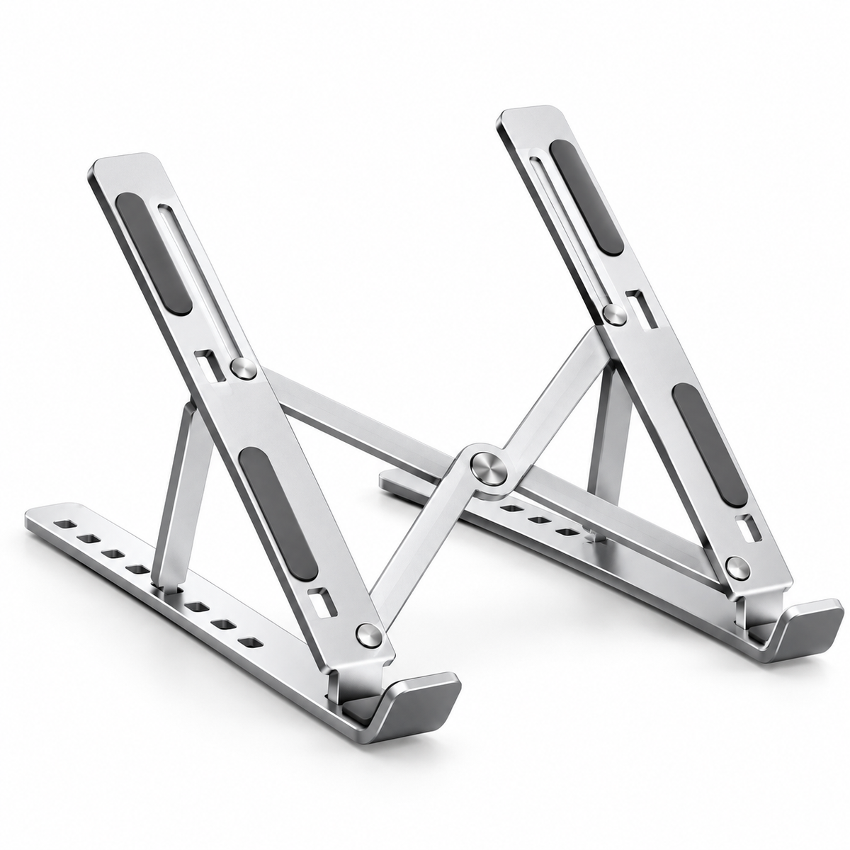 Suporte para portátil ajustável em altura, design ergonómico e portátil