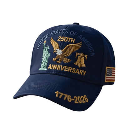 Boné Masculino Veteranos Boné de Basebol Design Comemorativo Patriótico