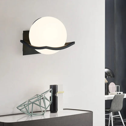 Makar Wandleuchte | Moderne europäische Glas-Kugelwandleuchte