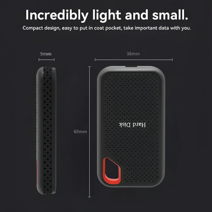 External Hard Drive Portable SSD High Speed USB C Storage
