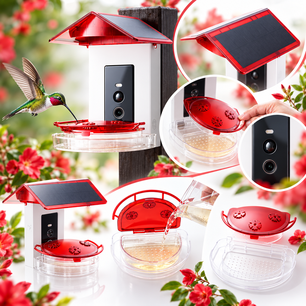 High Definition Video Camera Feeder Outdoor Bird Watching
