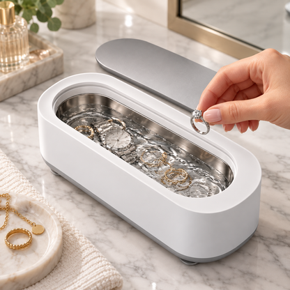 High Frequency Ultrasonic Cleaner Jewelry Compact Digital
