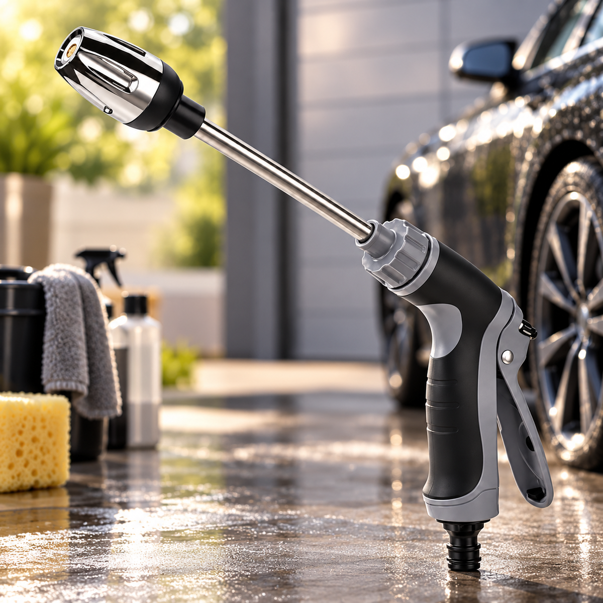 Hochdruck-Autowascher-Hochleistungsdüse mit einstellbarem Sprühstrahl