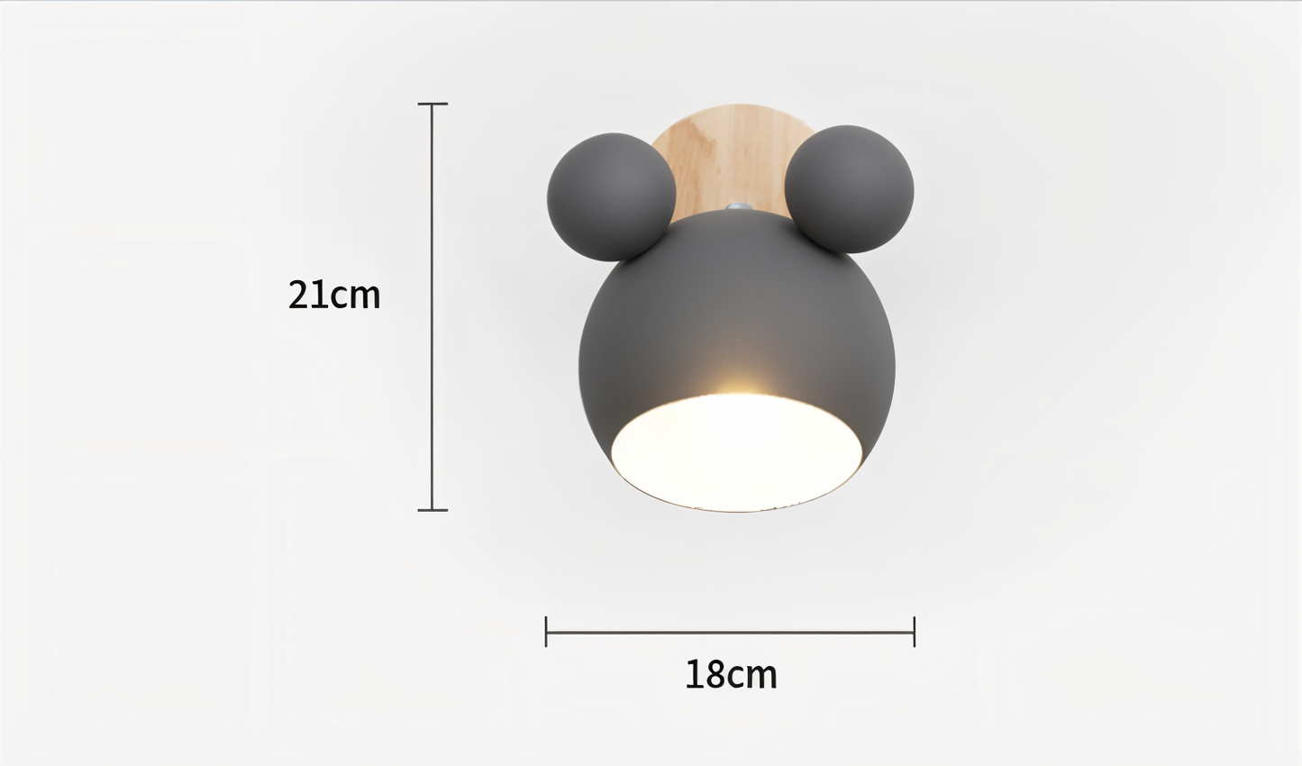 Lampă de perete FlashMouse | Design modern jucăuș