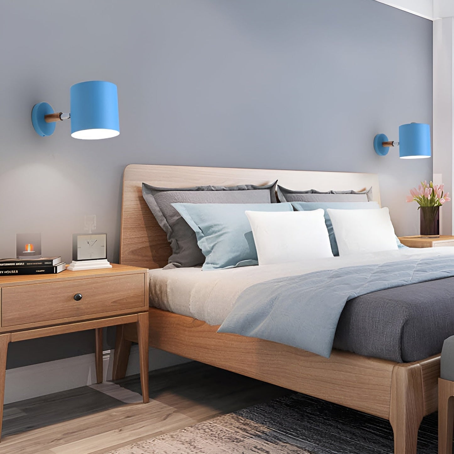 Lampada da parete regolabile NordicGlow | Design scandinavo pastello