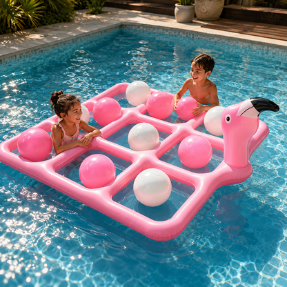 Colac gonflabil pentru piscină Flamingo, jucărie plutitoare pentru apă