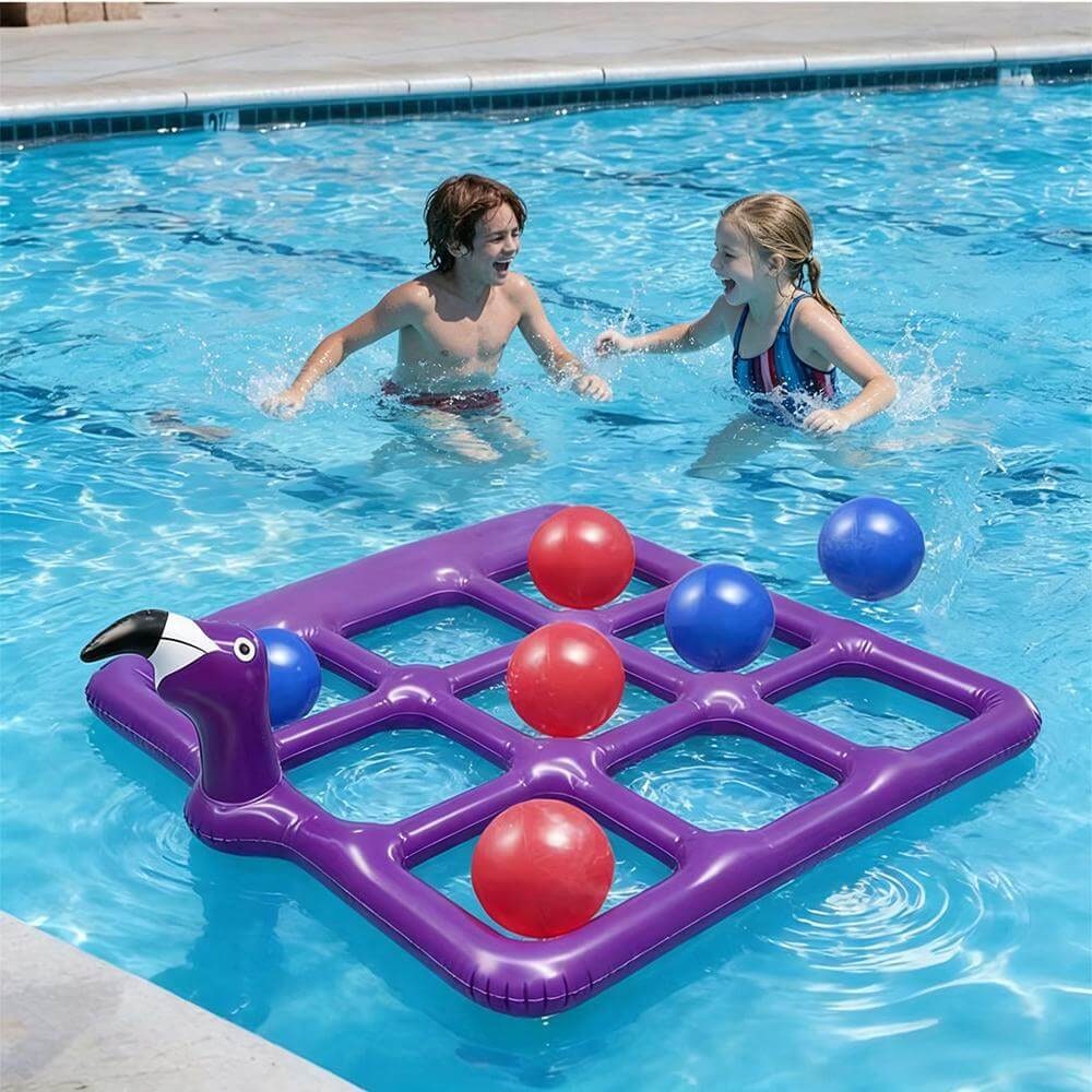 Colac gonflabil pentru piscină Flamingo, jucărie plutitoare pentru apă