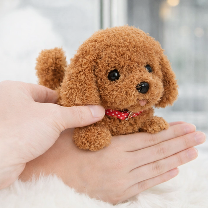 Legetøj Robot Hund Plys Interaktiv Gående Lyd