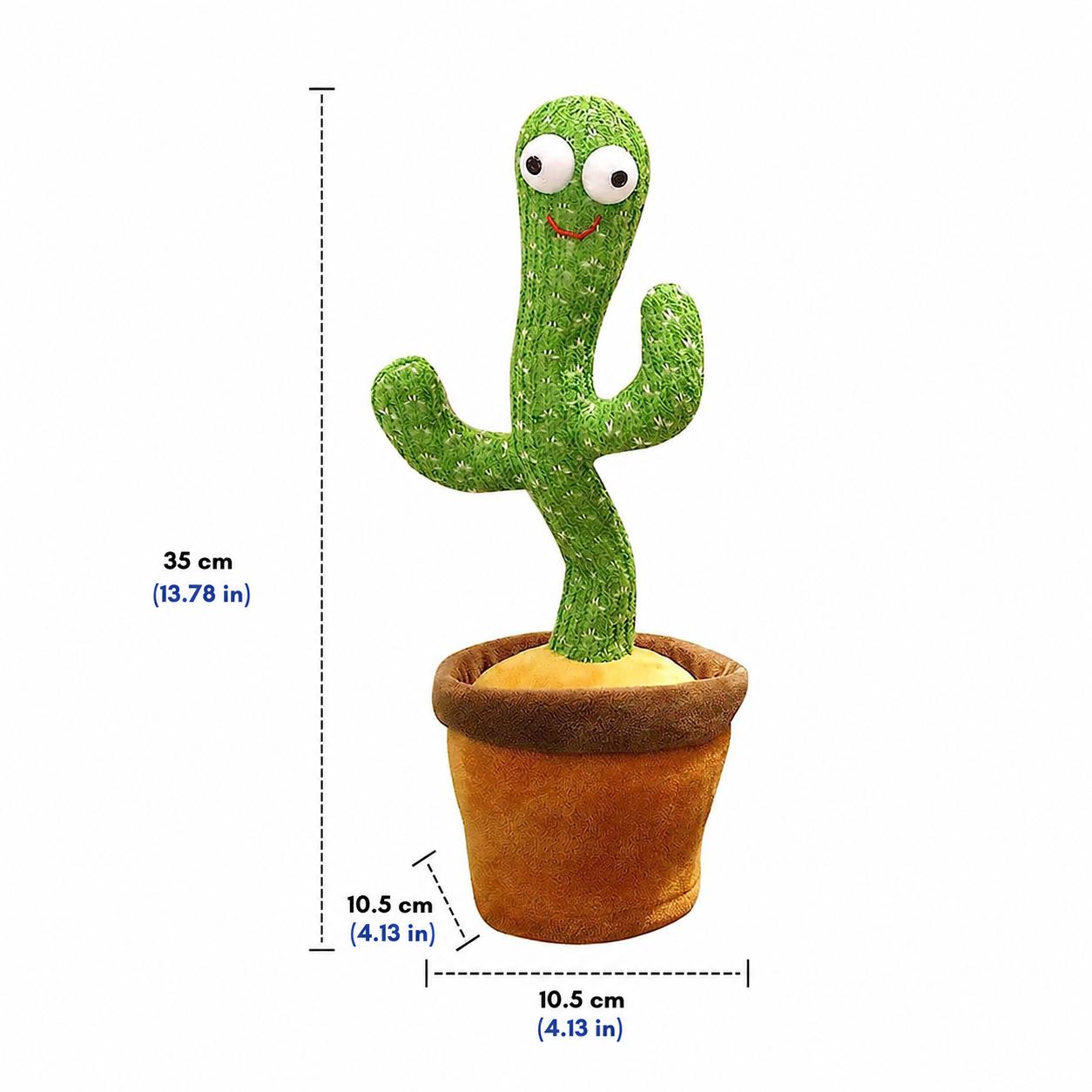 Juguete interactivo de cactus bailarín que habla y canta de peluche
