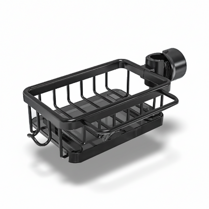 Organizzatore per Lavello da Cucina Cestino di Stoccaggio in Alluminio con Design per Drenaggio Rapido