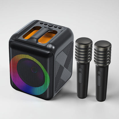 Máquina de karaoke Altavoz portátil Bluetooth Micrófonos inalámbricos