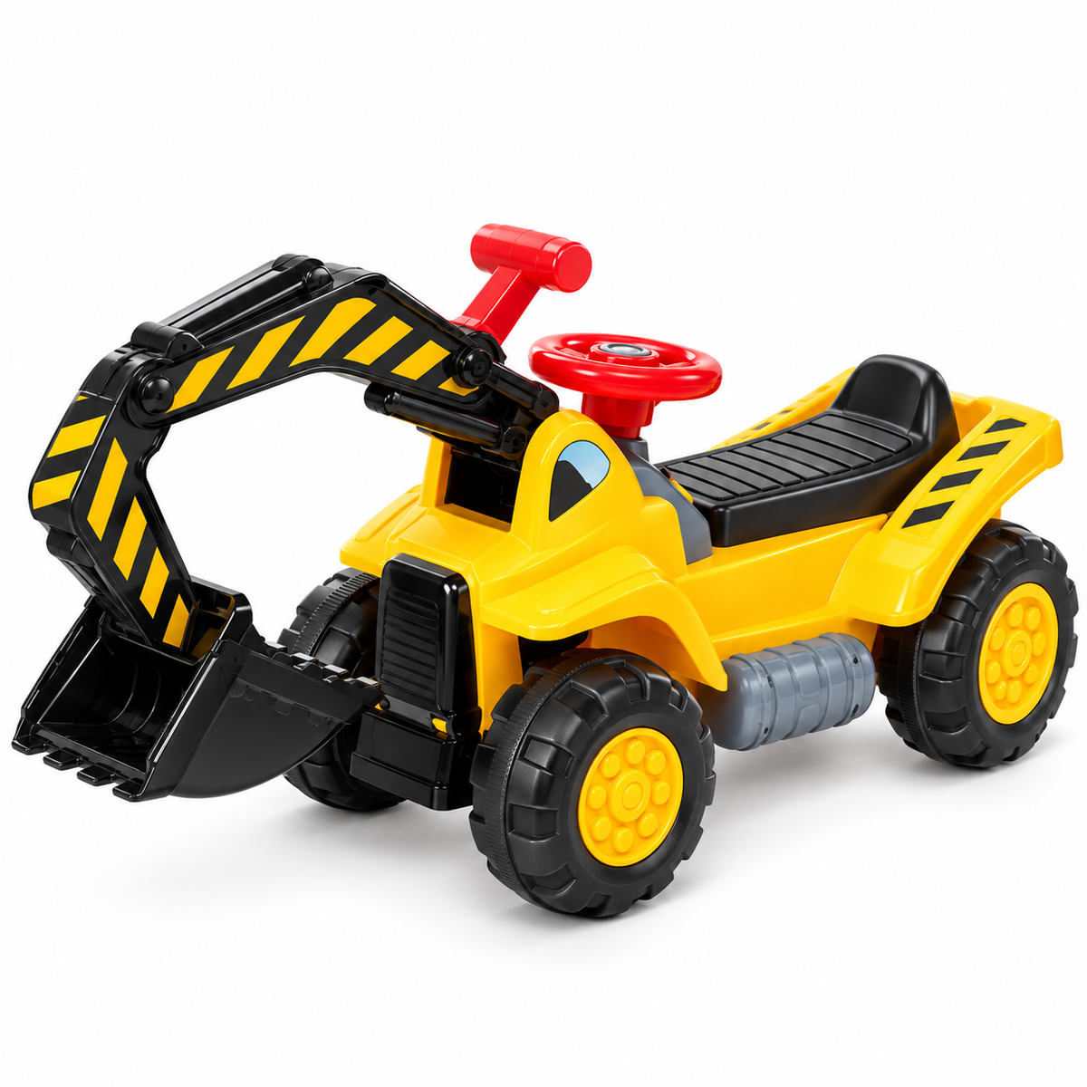 Giocattolo escavatore per bambini, gioco da cavalcare all'aperto per un divertimento attivo