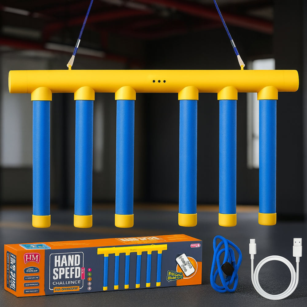 Kids Reflex Game Reaction Trainer Falling Stick Drop Challenge