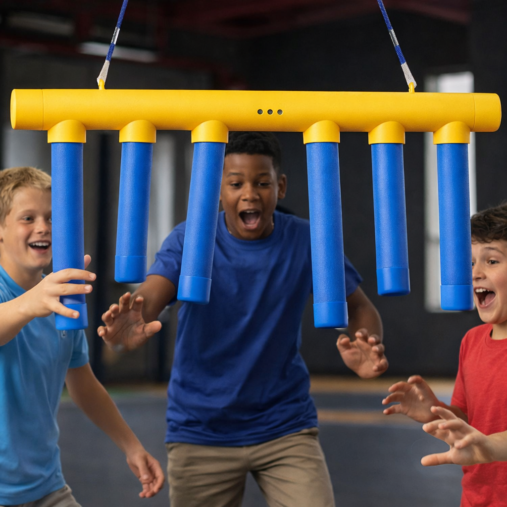 Reaktionsspiel Kinder Reflextraining Fallender Stab Wurfspielzeug