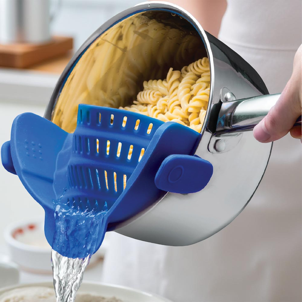 Køkkensigte Klemme Stil Gryde Pasta Dørslag Silikone