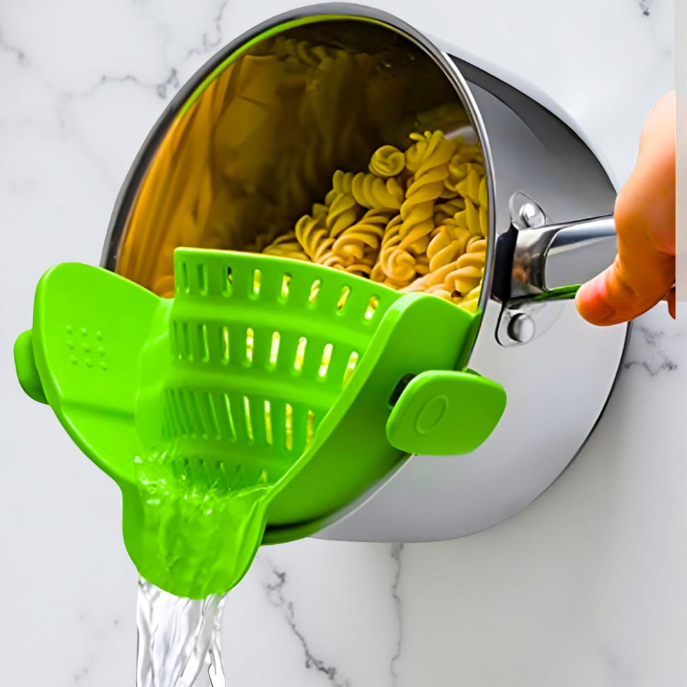 Køkkensigte Klemme Stil Gryde Pasta Dørslag Silikone