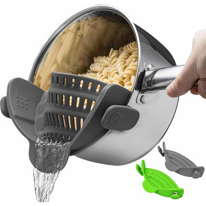 Køkkensigte Klemme Stil Gryde Pasta Dørslag Silikone