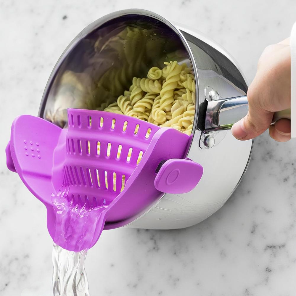 Køkkensigte Klemme Stil Gryde Pasta Dørslag Silikone