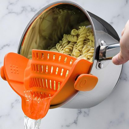 Køkkensigte Klemme Stil Gryde Pasta Dørslag Silikone