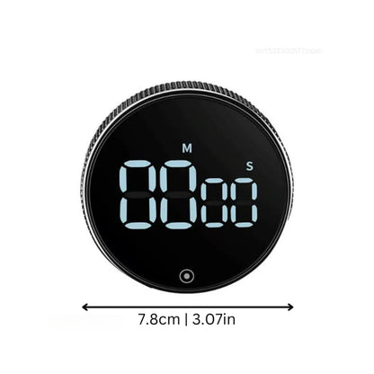 Temporizador de cocina digital con cuenta regresiva y reloj magnético