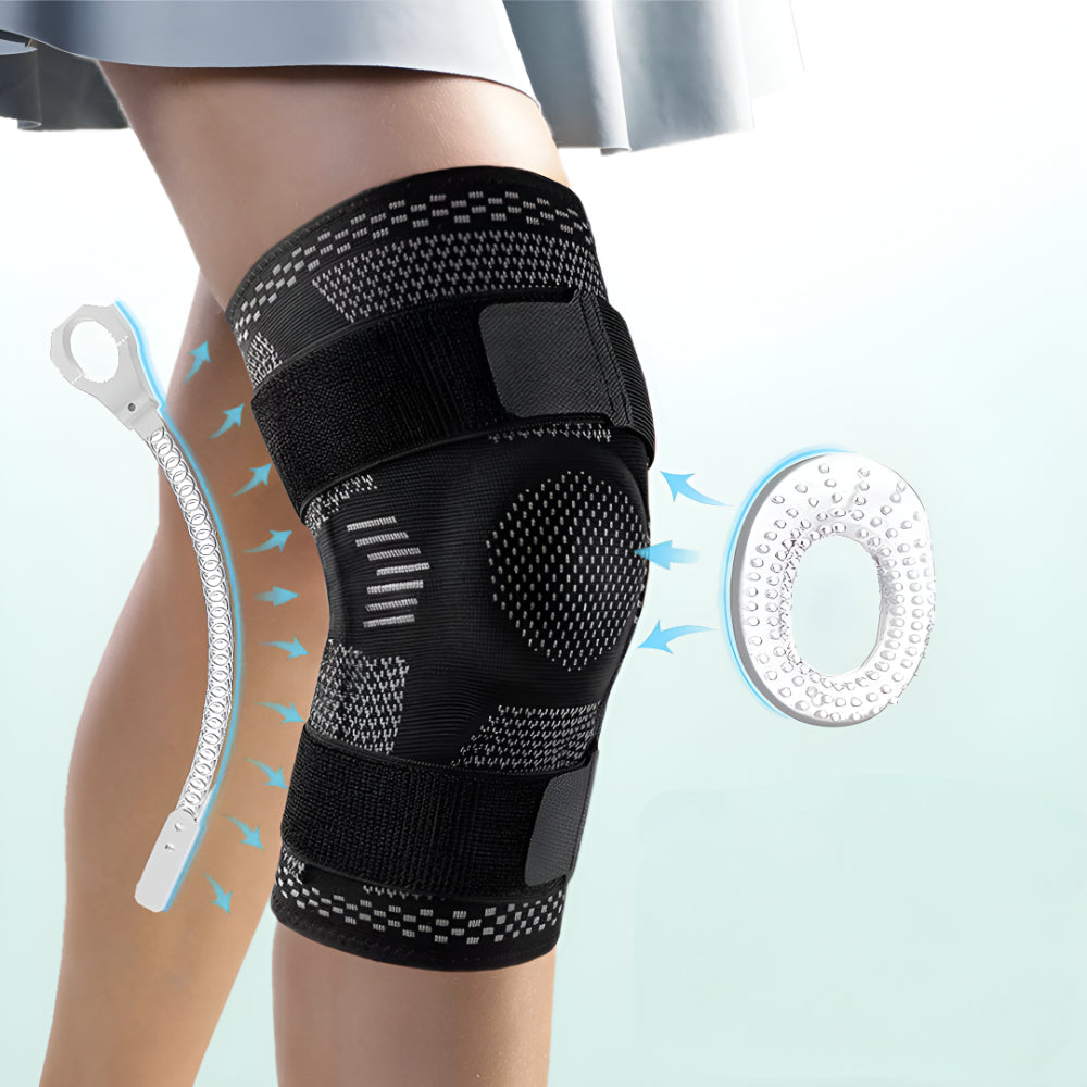 Ginocchiera Compressione Supporto Regolabile Manicotto Stabilizzatore