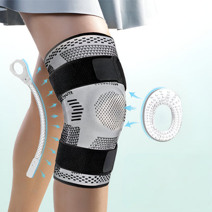 Ginocchiera Compressione Supporto Regolabile Manicotto Stabilizzatore