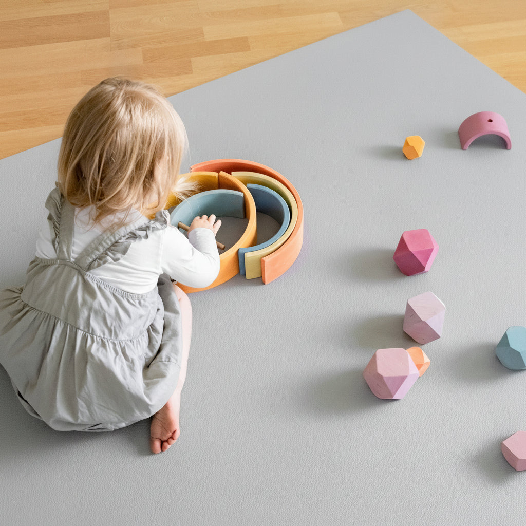 Tappetino da gioco antiscivolo in schiuma per il pavimento del bambino che gattona