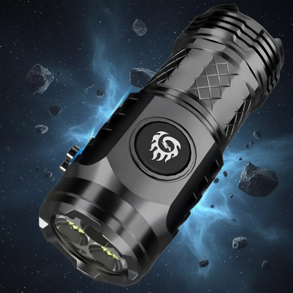 Mini torcia a LED compatta ricaricabile impermeabile portatile
