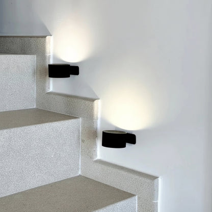 Lampada da parete senza fili a LED rotante per notte