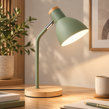 Lampada da scrivania moderna a LED per l'ufficio domestico con braccio regolabile