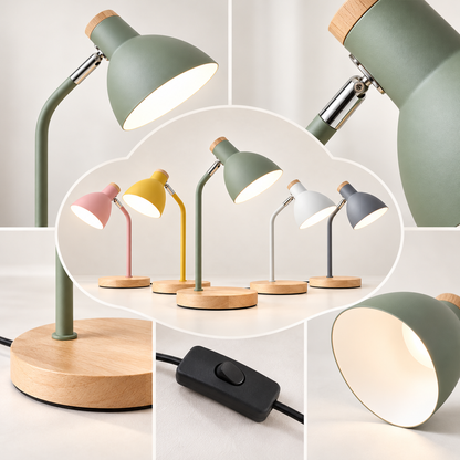 Lampada da scrivania moderna a LED per l'ufficio domestico con braccio regolabile