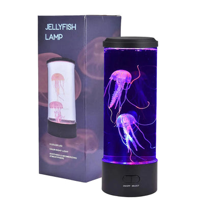 LED Jellyfish Lamp Color Changing Ocean Decor Home Accent 3