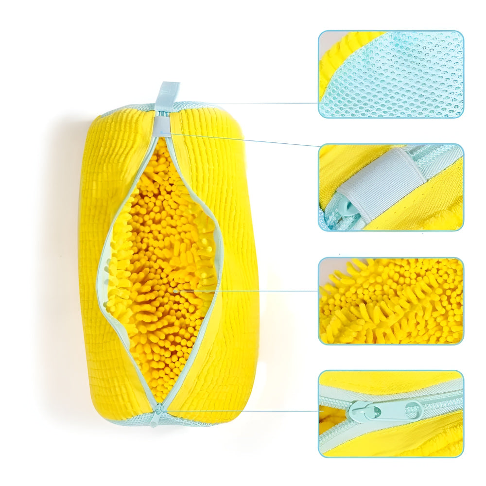 Geantă pentru rufe, geantă pentru spălarea pantofilor, săculeț cu fermoar pentru curățarea adidașilor