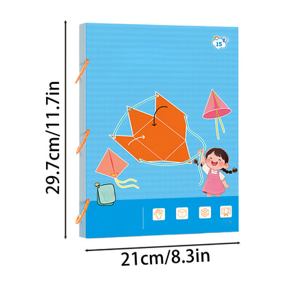 Set de activități puzzle 3D de geometrie pentru învățare