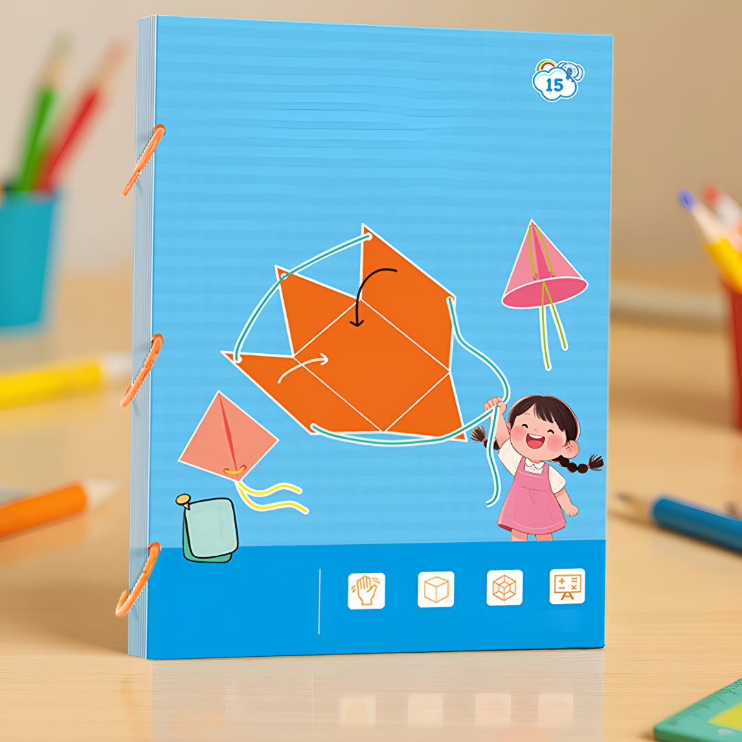 Set de activități puzzle 3D de geometrie pentru învățare
