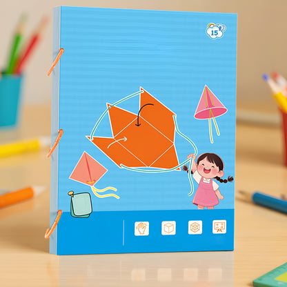 Set de activități puzzle 3D de geometrie pentru învățare