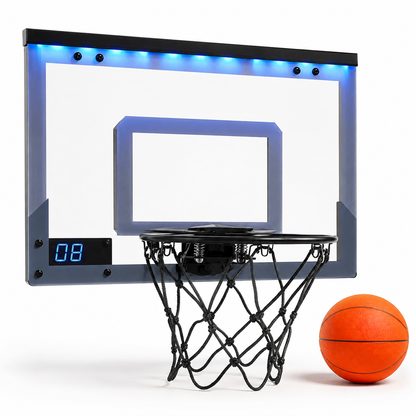 Light Up Basketball Hoop Electronic Scoring Indoor Play
